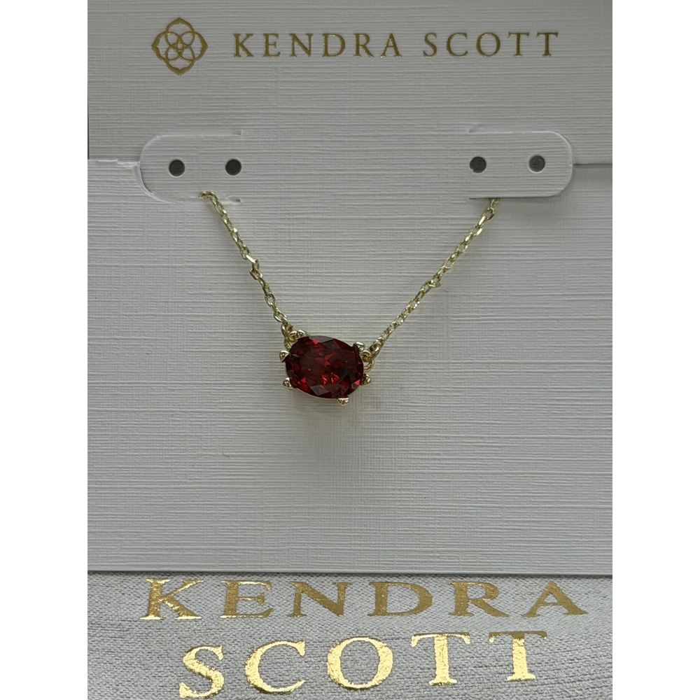 Kendra Scott Red Pendant Necklace